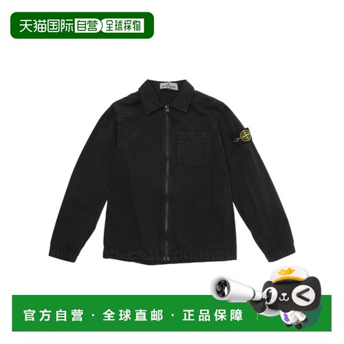 STONE ISLAND 男童夹克 8116101WNV0129 AW2024 黑色
