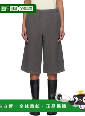 1h可退 潮奢 Rier 女士 灰色短裤 TRS23X02 舒适时尚休闲裤