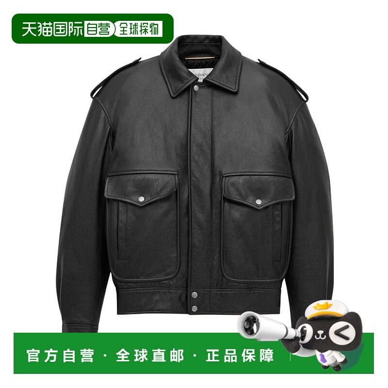 SAINT LAURENT 女士外套 844472YCPM21000 AW2025皮衣夹克,女装/女士精品,短外套,淘宝优惠券,粉丝福利购,淘宝优惠卷