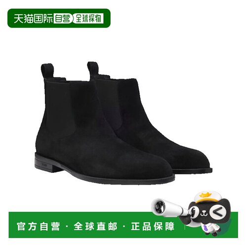 BOSS 波士 男士 Suede Chelsea boots with elasticated panels 5
