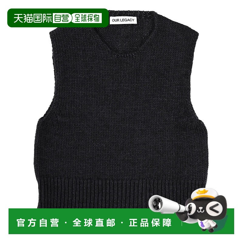 1h可退 OUR LEGACY 男士马甲 M4253PRRICHBLACKRUSTICWOOLSILK
