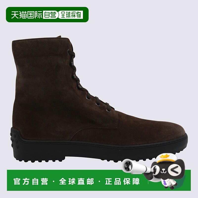 1h可退 TOD'S 男士靴子 XXM84L0GK50RE0S800 AW2025 棕色 Lace-up