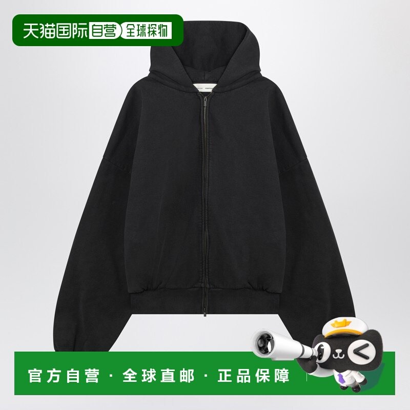 1h可退 潮奢 essentials fear of god 男士 黑色水洗拉链连帽衫 1,男装,卫衣,淘宝优惠券,粉丝福利购,淘宝优惠卷