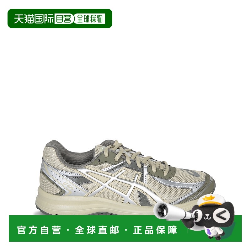 ASICS 男士运动鞋 1203A741300 SS2025 灰色 Jog 100S 系带运动鞋