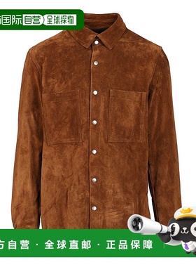 RICK OWENS 男士夹克 RU02E1744LCS134 AW2025 棕色