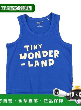1h可退 潮奢 tinycottons 男童 背心上衣童装 blue蓝色 舒适时尚