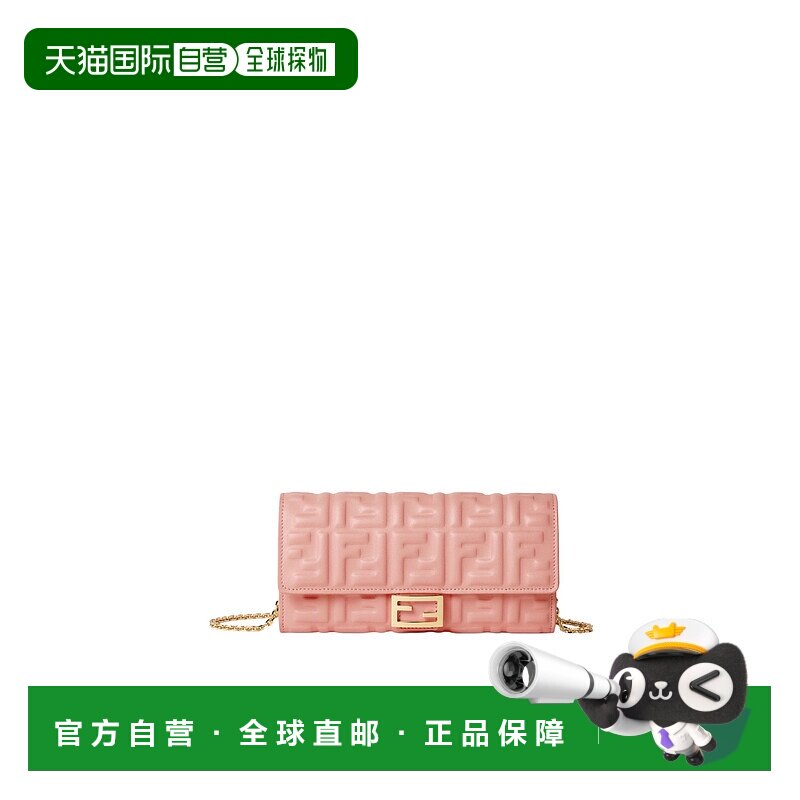 FENDI 女士钱包 8M0365AAJDF13VM AW2025 粉红色 Baguette  FF 图