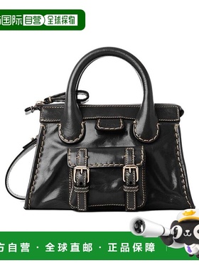 CHLOÉ 女士斜挎包 C22AS451H63227 AW2022 黑色 皮质单肩包