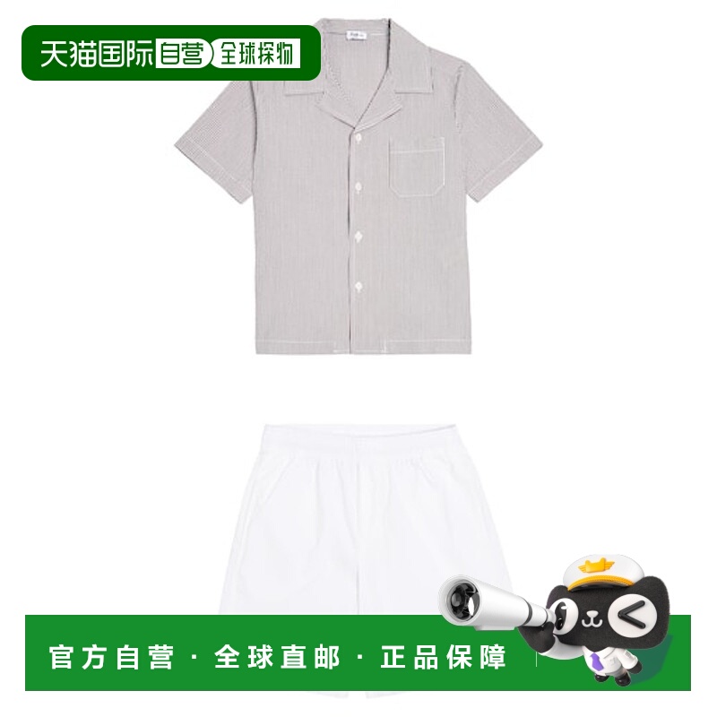 1h可退 潮奢 il gufo 女童 Bermuda shorts 棉质衬衫式套装童装