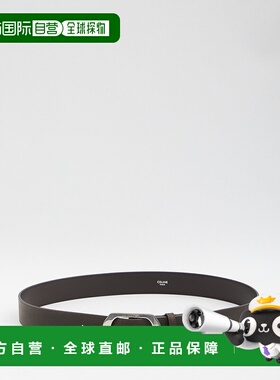 CELINE 男士腰带 45BNG3ATV19UI AW2025 棕色 Leather belt