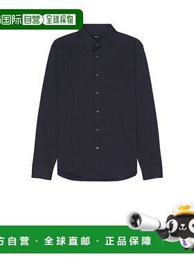 1h可退 潮奢 THEORY 希尔瑞 男士 Sylvain Structure 针织衬衫 J0