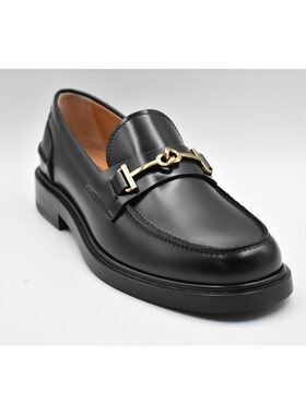 TOD'S 女士芭蕾乐福鞋 XXW97K0IG10SHAB999NERO CO 黑色