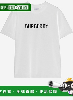 BURBERRY 女士T恤 8118978CHALK SS2026 白色