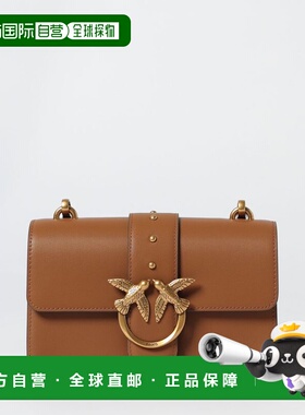 PINKO 女士单肩包 105856A0F1L17Q SS2026 咖啡色 Mini Love One