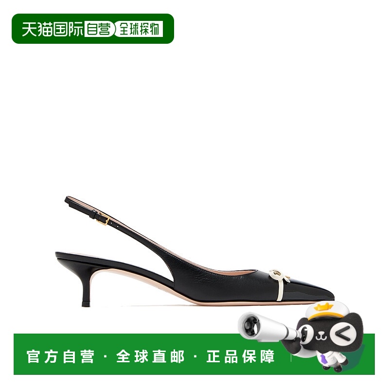 1h可退 VALENTINO 女士凉鞋 WS0LL3DAL790 CO 黑色 露跟高跟凉鞋