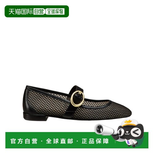 STUART WEITZMAN 女士芭蕾乐福鞋 SK959BLACK AW2【付后1h可退】