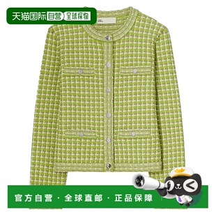 BURCH 绿色长袖 女士针织毛衣 AW2024 163244962 TORY