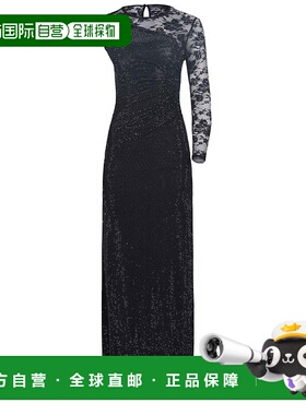 1h可退 SELF-PORTRAIT 女士连衣裙 PF25100XBLACK AW2025长裙