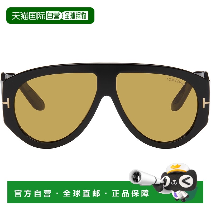 1h可退 潮奢 Tom Ford 汤姆 福特 男士 黑色 Bronson 太阳镜 FT10