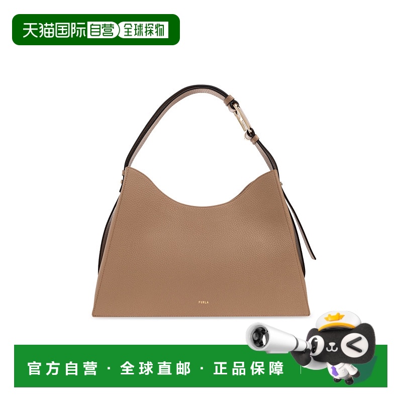 1h可退 FURLA 女士斜挎包 WB01246HSF000DESERTO AW2025 浅棕色