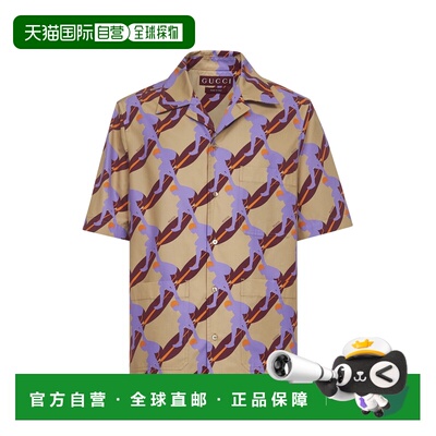 GUCCI 男士衬衫 821498Z7AMZ2040 SS2025 花色