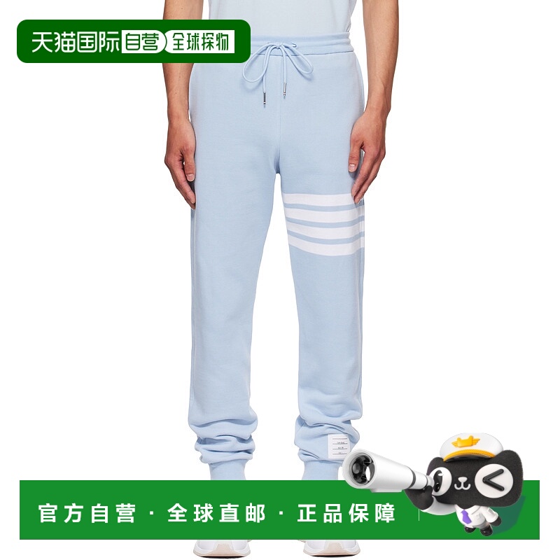 1h可退 潮奢 Thom Browne 汤姆 布朗 男士 蓝色 Classic Loopback