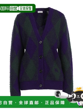 1h可退 潮奢 Burberry 巴宝莉 女士 针织开衫 purple紫色 舒适时