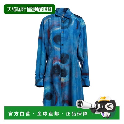 1h可退 潮奢 Marni 玛尼 女士 真丝连衣裙 blue蓝色 舒适时尚