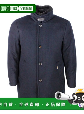 MOORER 男士夹克 BONDFURLE497 AW2024 蓝色 Wool blend coat