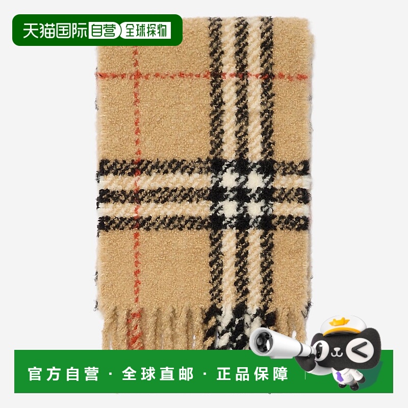 BURBERRY 女士围巾 8118013SAND SS2026 红色