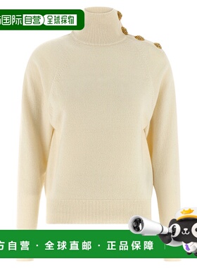 BALMAIN 女士针织衫 FF0KF100KI870KA AW2025 白色
