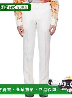 1h可退 潮奢 Orlebar Brown 男士 白色 Griffon Italian Linen 长