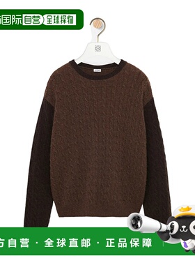 LOEWE 男士针织衫 H526Y14KMS2383 SS2026 绿色 长袖针织衫羊绒