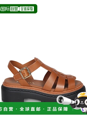 PRADA 女士凉鞋 1X923N7V6F0R1R SS2025 黑色 Soft leather sanda