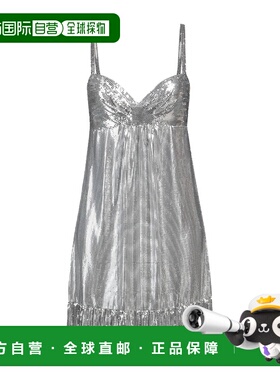 1h可退 潮奢 Rabanne 女士 短款连衣裙 metal金属色 舒适时尚