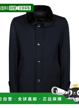 HERNO 男士外套 IM000369U331869200 AW2025 蓝色 CARCOAT