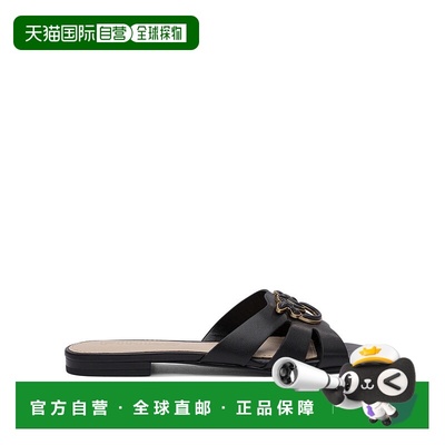 PINKO 女士凉鞋 SD0313P003Z99 SS2025 MARLI 黑色单鞋 Slippers