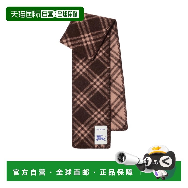 BURBERRY 女士围巾 81146371 AW2025 棕色 窄格纹围巾博柏利,服饰配件/皮带/帽子/围巾,围巾/丝巾/披肩,淘宝优惠券,粉丝福利购,淘宝优惠卷