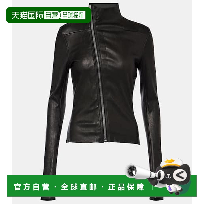1h可退 潮奢 rick owens 瑞克 欧文斯 女士 Gary 不对称皮革棉质
