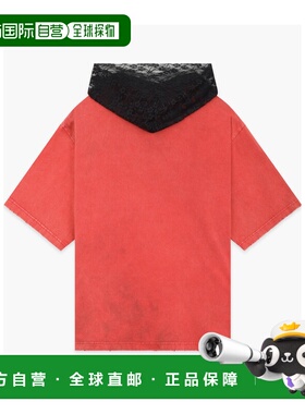 WE11DONE 男士针织毛衣 WDTH025842URD SS2025 红色 心形十字分层