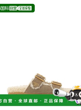 PRADA 女士拖鞋 1XX775FZF20JFTF0F24 AW2025 米白色女鞋凉鞋