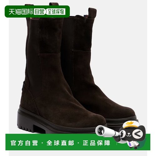 1h可退 潮奢 bogner 博格纳 女士 Chesa Alpina 绒面革切尔西靴