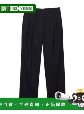 PRADA 女士休闲裤 P277JG1WG2F0124 AW2025 蓝色 腰带袢休闲裤