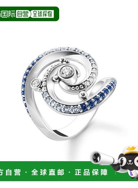 1h可退 潮奢 Thomas Sabo 女士 波浪纹戒指 metal金属色 舒适时尚