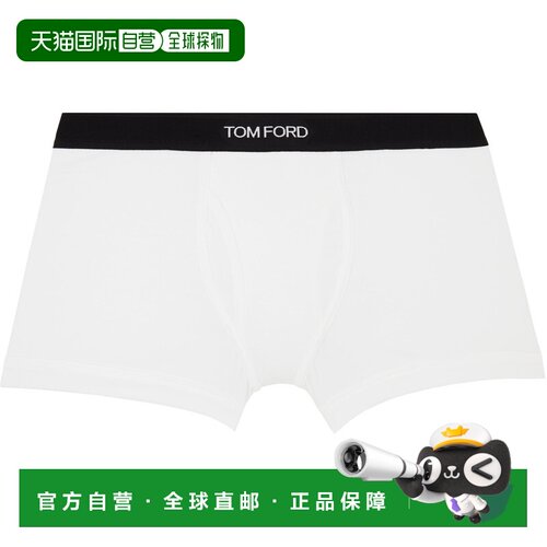 Tom Ford 汤姆 福特 男士 TOM FORD 白色平角内裤 T4LC3104WHITE