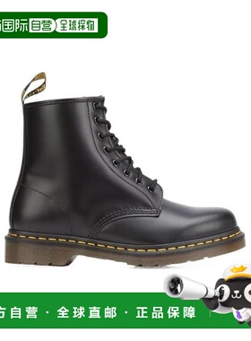 DR. MARTENS 女士高跟鞋 11822006BKX AW2024 黑色 系带及踝靴子