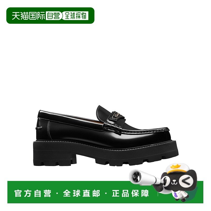 1h可退 dior 女士 乐福鞋厚底迪奥皮鞋一脚蹬小皮鞋