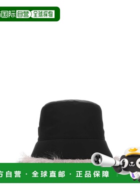 PRADA 女士帽子 1HC1372DWSF0BN9 AW2024 黑色 Black Re-Nylon ha