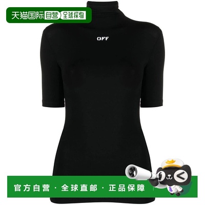 1h可退 OFF-WHITE 女士T恤 OWAD137C99JER0021001BLACKWHITE女装