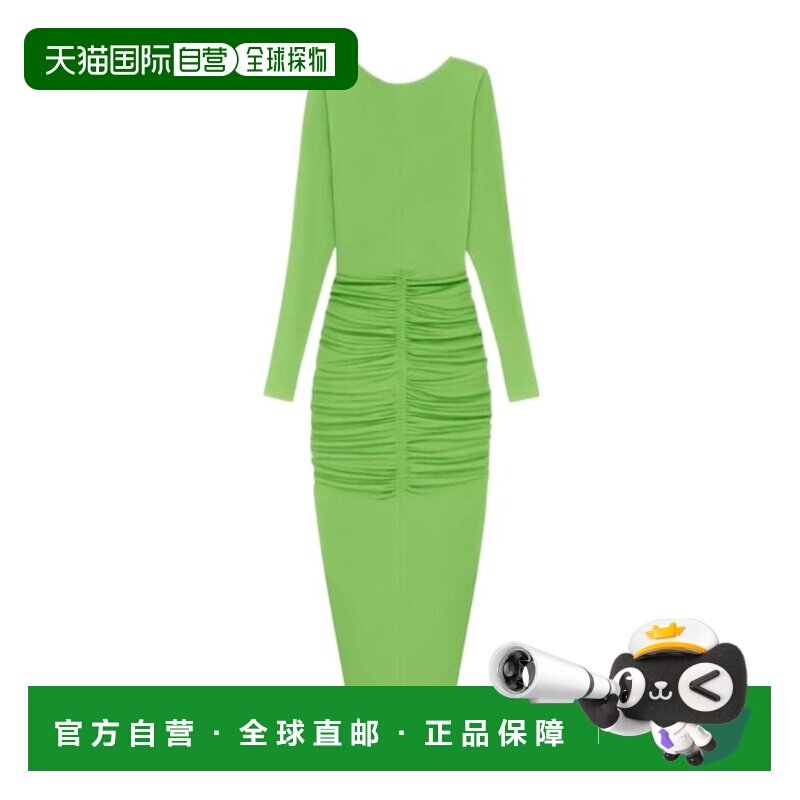 奢淘 Givenchy 平纹针织晚装褶饰连衣裙 女 BW21KE30ZH包臀裙